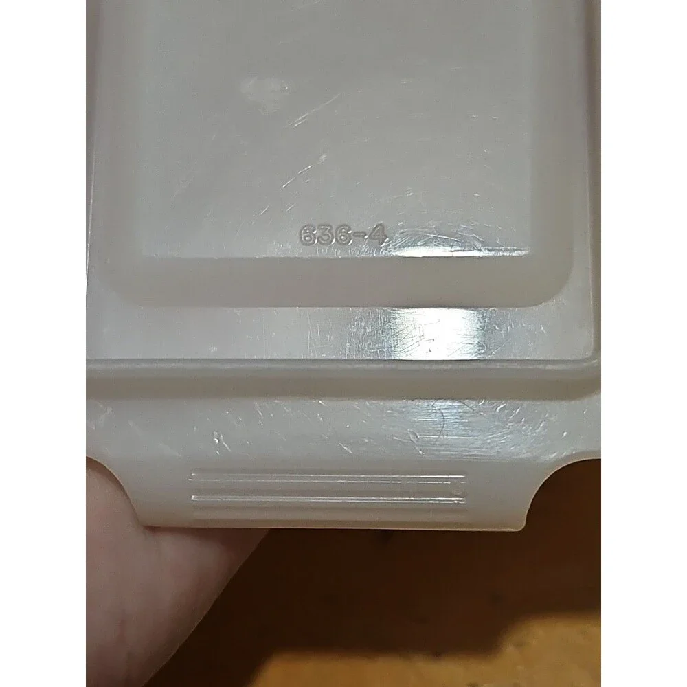 Vintage Tupperware Butter Dish Keeper 637 Top And 636 Bottom